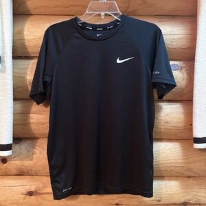 Nike Black Short Sleeve Tee Athletic Performance
